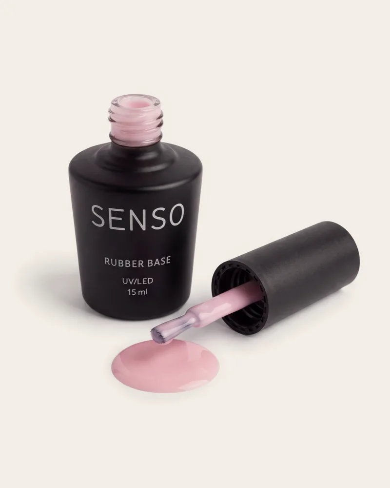 ראבר בייס 15מ"ל Senso Milky Pink