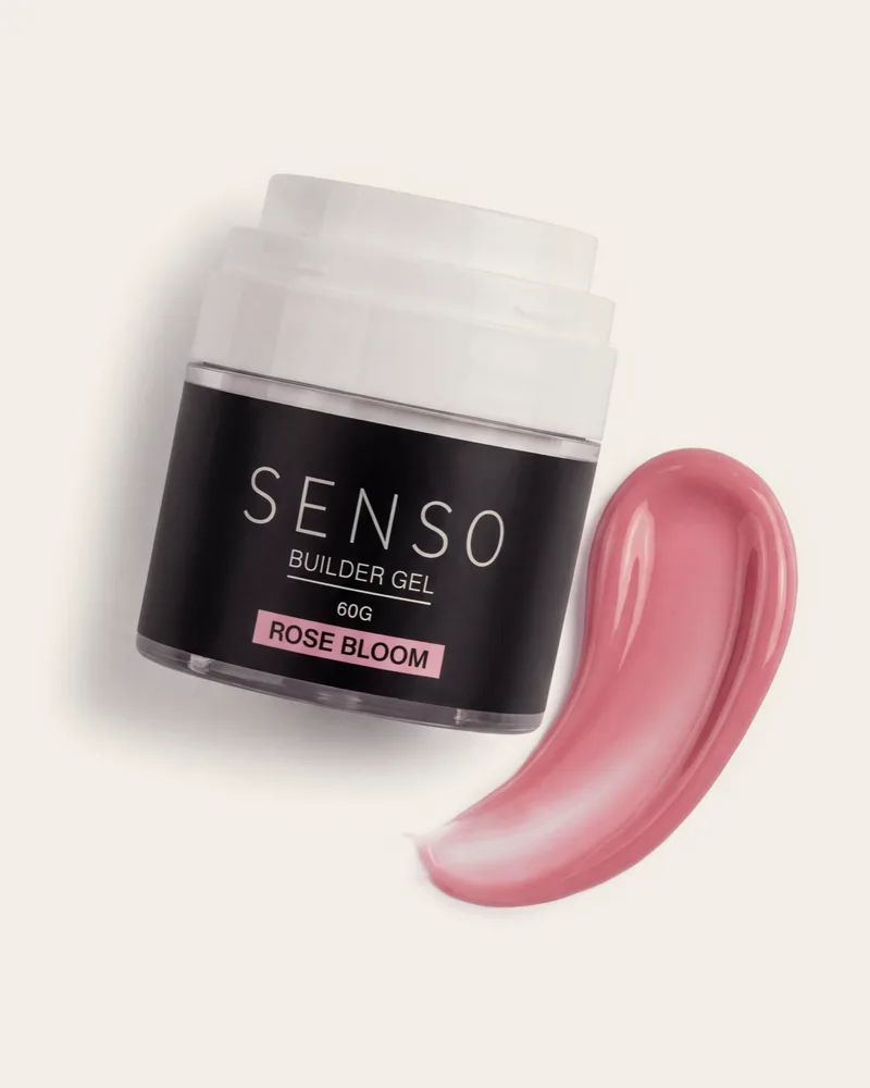 ג'ל בניה היברידי 60 גר' עם לחצן SENSO ROSE BLOOM