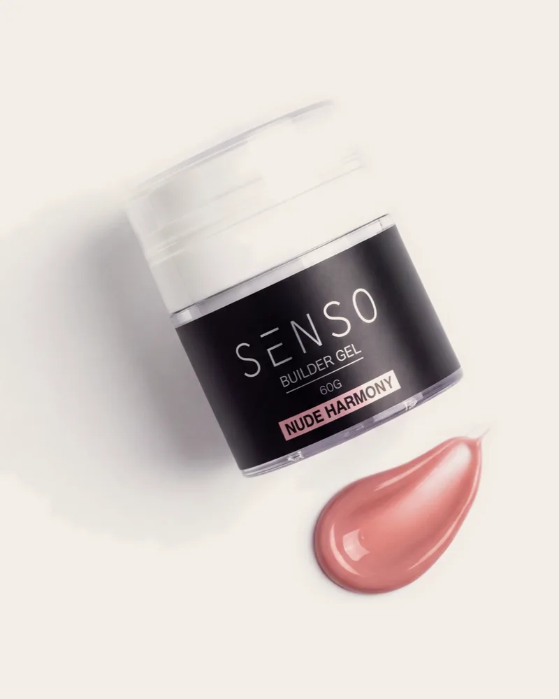 ג'ל בניה היברידי 60 גר' עם לחצן SENSO NUDE HARMONY