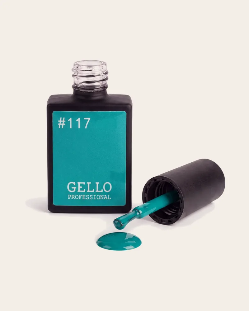 לק ג'ל ג'לו ירוק טורקיז בהיר GELLO 117