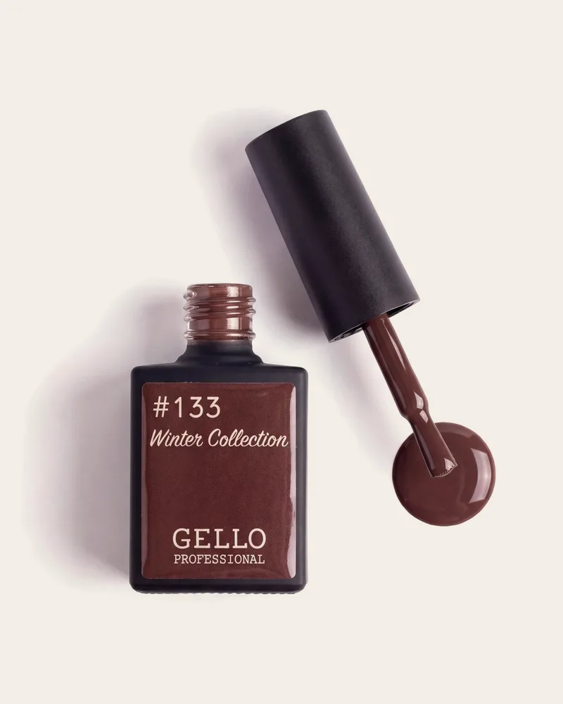 לק ג'ל ג'לו חום קפה חזק GELLO 133
