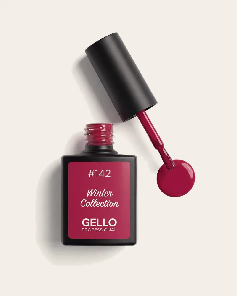 לק ג'ל ג'לו אדום פוקסיה GELLO 142