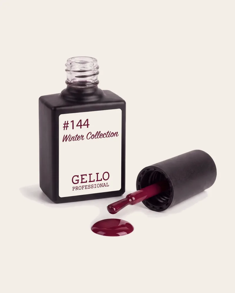 לק ג'ל ג'לו אדום דובדבן עמוק GELLO 144