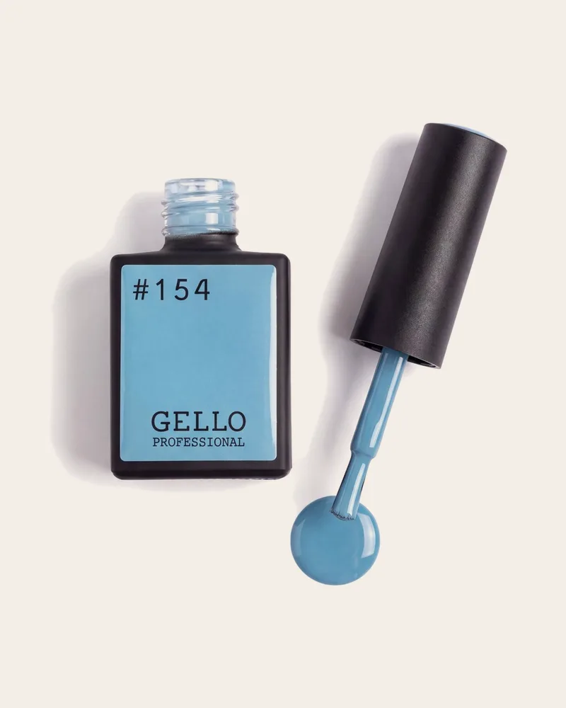 לק ג'ל ג'לו תכלת טל GELLO 154