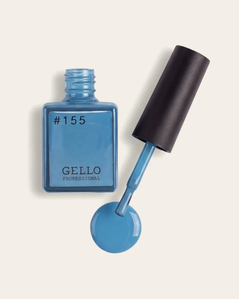 לק ג'ל ג'לו כחול צלול GELLO 155