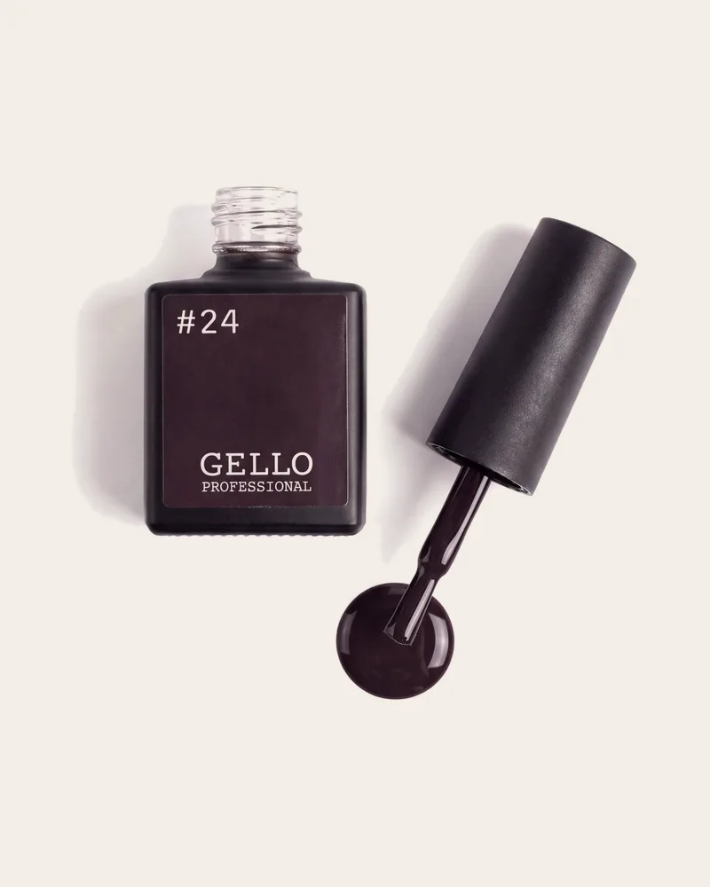 לק ג'ל ג'לו סגול חציל כהה GELLO 24